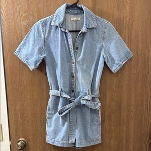 Billabong x The Salty Blonde Denim Romper